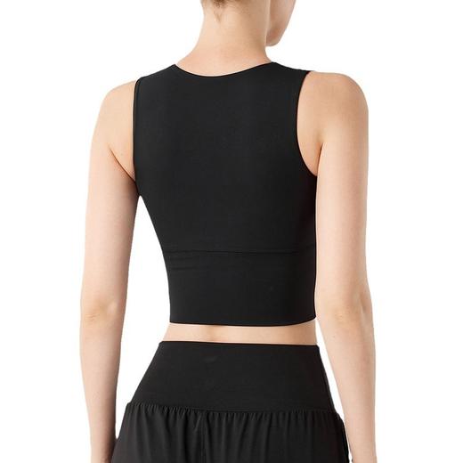 高强度防震运动内衣女单肩带网纱跑步美背一体式固定杯瑜伽背心女BM 00 MZ-115 商品图4