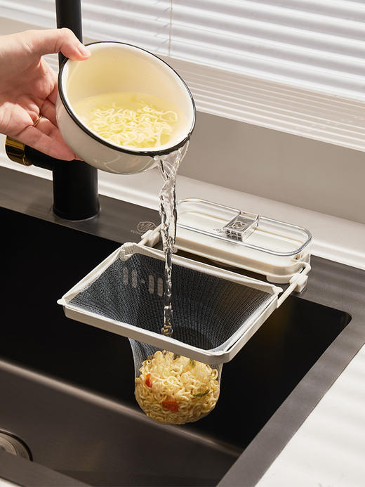 摩登主妇厨房水槽过滤网下水道剩饭剩菜洗菜洗碗水池防堵沥水网架 商品图0