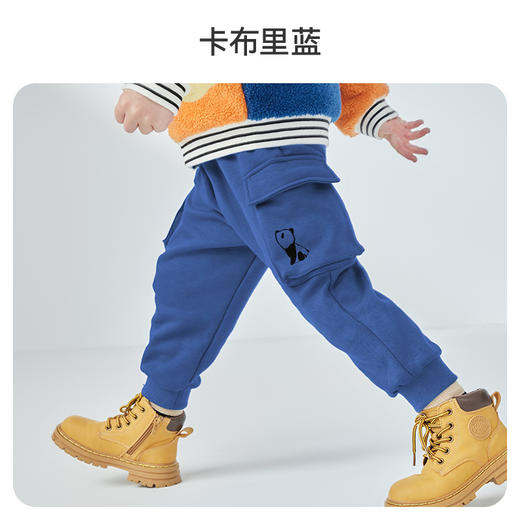 【秒杀49元】i-baby/英伦宝贝防风蓄热太阳绒秋冬儿童工装裤【90-100码】 商品图6