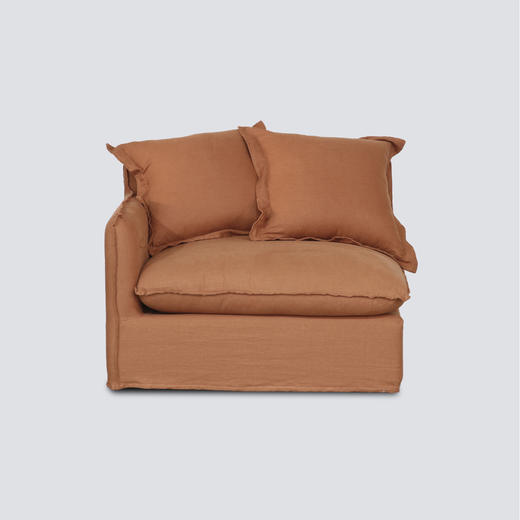 NS家居 ns furniture软包布艺组合沙发 NSSF-5451 M1组合  NS VIVI-Brown Suger 系列 商品图2