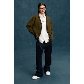 GOODBAI直筒膝盖补强工装裤