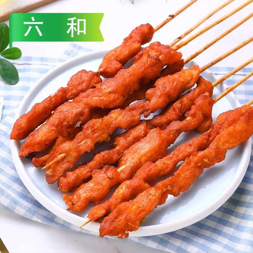 25B六和双鱼川香调制鸡肉串2.5kg/袋（40个）  4袋/件 商品图4