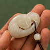 和田玉雕鱼形挂饰 商品缩略图1