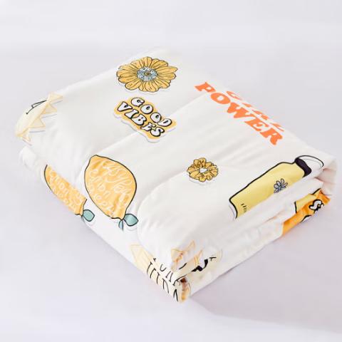 梦洁 水洗抗菌夏被 柠夏 200*230cm 商品图2