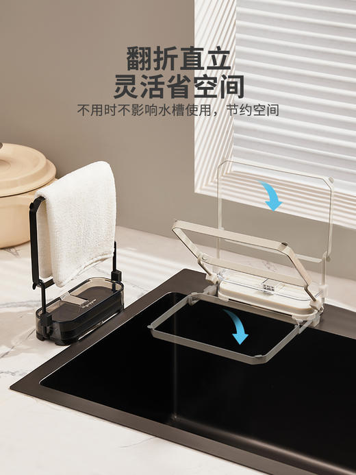 摩登主妇厨房水槽过滤网下水道剩饭剩菜洗菜洗碗水池防堵沥水网架 商品图2