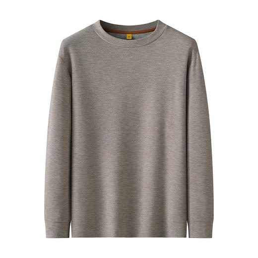 【一口价】兔绒【新款DG】大依优型大码长袖T恤加肥加大肥佬休闲宽松上衣胖子绅士保暖打底T恤 商品图2