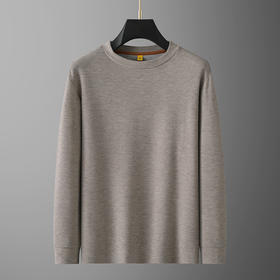 【一口价】兔绒【新款DG】大依优型大码长袖T恤加肥加大肥佬休闲宽松上衣胖子绅士保暖打底T恤