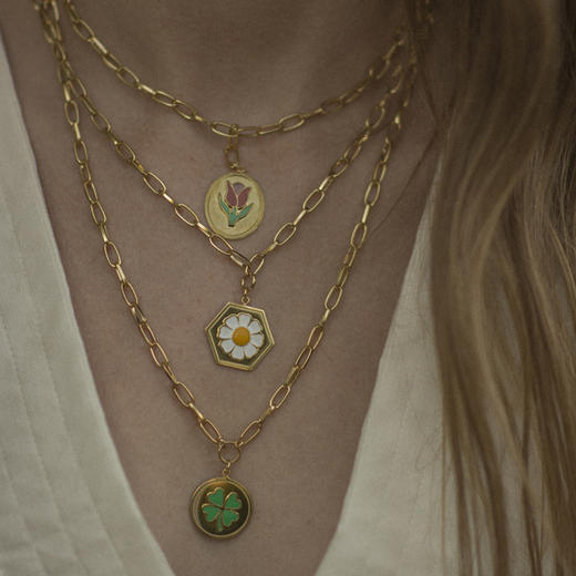 北京仓丨Wilhelmina Garcia-Bloomland-小雏菊 项链［西班牙设计师］ 商品图2