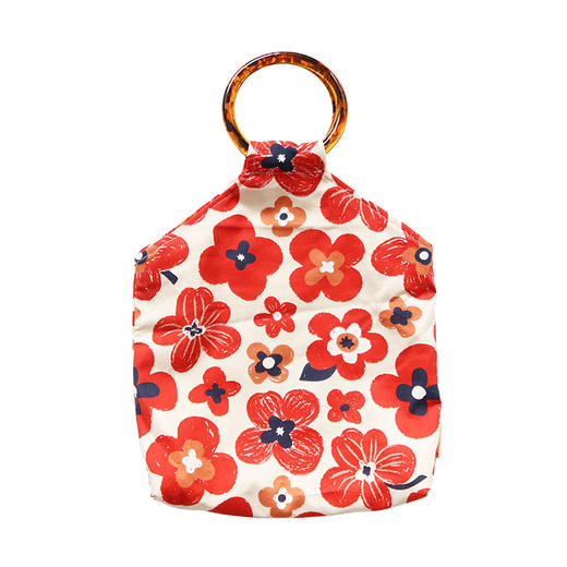 HUJI祤集Amber手提包插画花朵 商品图14