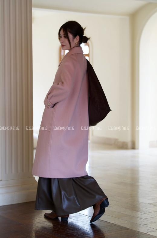 【门店同款】冬季自然奢绒-两粒扣驼绒大衣 154444616 商品图5