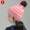 reima男女儿童针织帽秋冬新款控温保暖羊毛条纹弹力无檐帽子 商品缩略图4