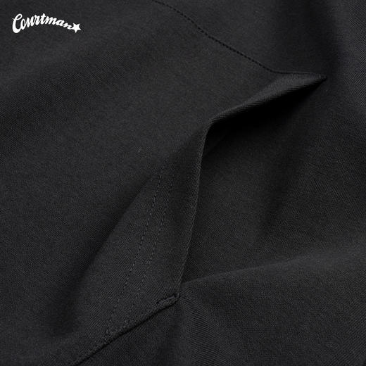 【福利大放送】COURTMAN星标大logo连帽卫衣2023秋冬宽松运动休闲外套男女暖 商品图6