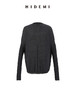 HIDEMI 极细美利奴羊毛大廓形落肩设计感茧型针织上衣 商品缩略图2
