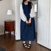 裁缝学苑AS61 复古百搭气质A字牛仔背带连衣裙纸样女装打版裁剪 商品缩略图5