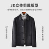 【80%羊毛】【新款DAB】大依优型大码男装绵羊毛夹克毛呢外套呢子短款胖子休闲男士 商品缩略图3