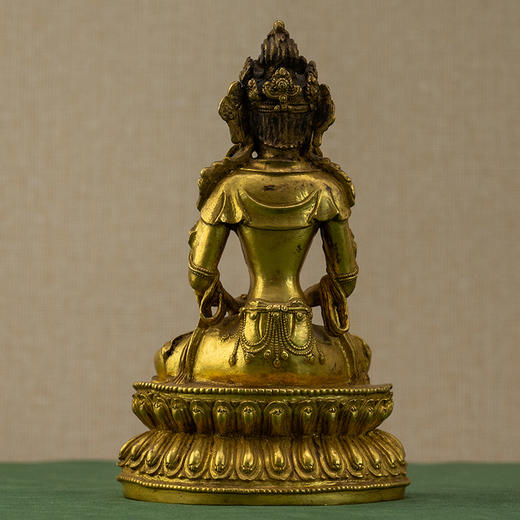 清 铜鎏金无量寿佛 商品图1