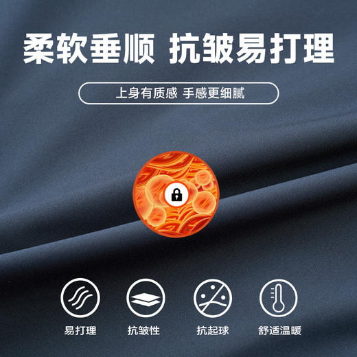 【新款DXS】大依优型夹棉夹克拉链立领经典加肥加大码上衣外套商务休闲男士 商品图2