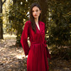 Solo seta22姆米真丝睡袍女长款桑蚕丝连衣裙婚礼晨袍秋冬 商品缩略图4