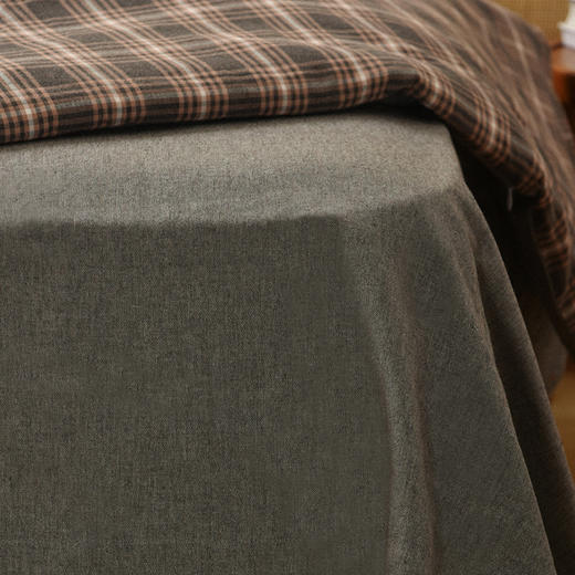 格子床上四件套全棉纯棉床单被罩枕头床品轻奢高级感 商品图3