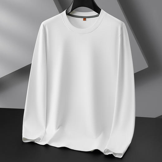 【新款DDP】大依优型大码长袖T恤加肥加大肥佬休闲商务宽松透气上衣打底净版 商品图6