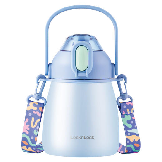 LHC3311BLU 乐扣乐扣 墩墩大肚保温杯1.0L（蓝） 商品图0