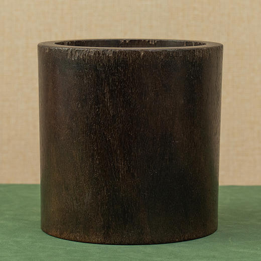 清早期 紫檀素工笔筒 商品图0