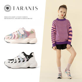 泰兰尼斯中大童冬款加绒超轻爆米花运动鞋T01D0D0341
