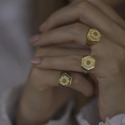 北京仓丨Wilhelmina Garcia-Jennie同款-小雏菊 戒指［西班牙设计师］ 商品图1