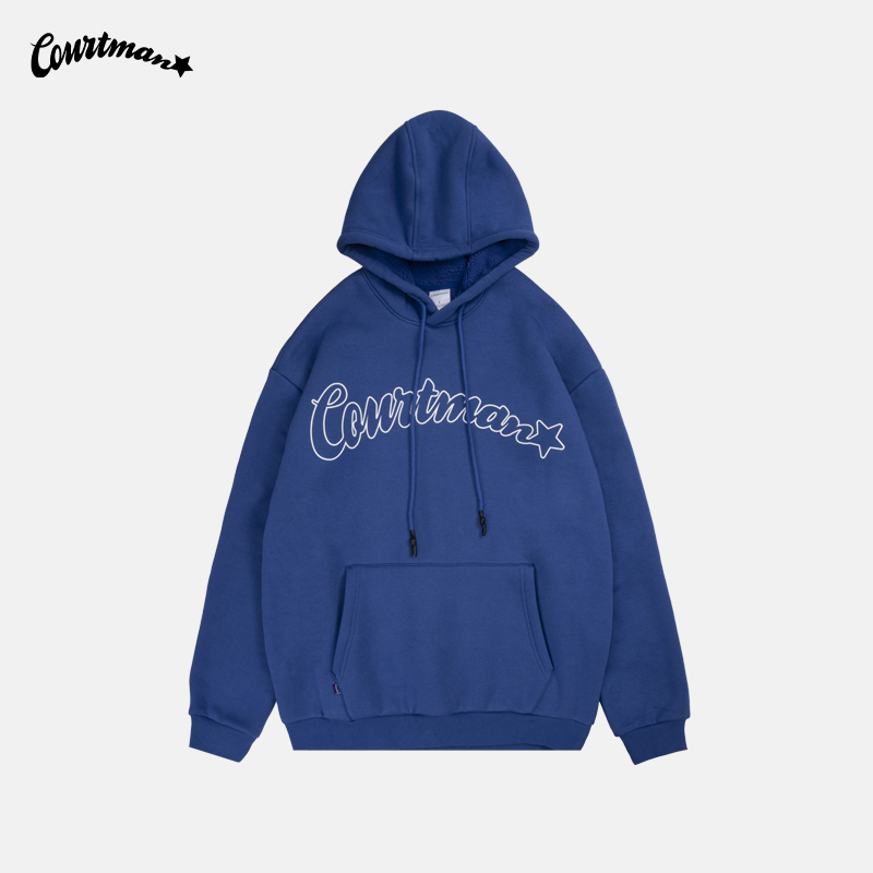 【蛇年好礼，薄厚任选】COURTMAN连帽卫衣，经典设计元素，优质面料，颜色码全