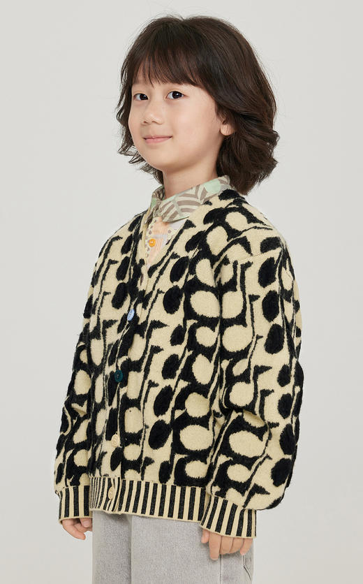 jnby  23年冬款  短款开襟毛衫  1N0311990 商品图4