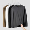 【新款DDP】大依优型大码长袖T恤加肥加大肥佬休闲商务宽松透气上衣打底净版 商品缩略图3