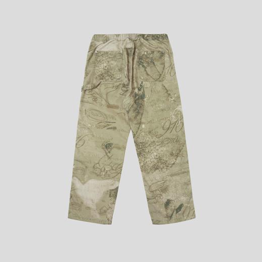GOODBAI 916 涂鸦印花直筒休闲裤 商品图2