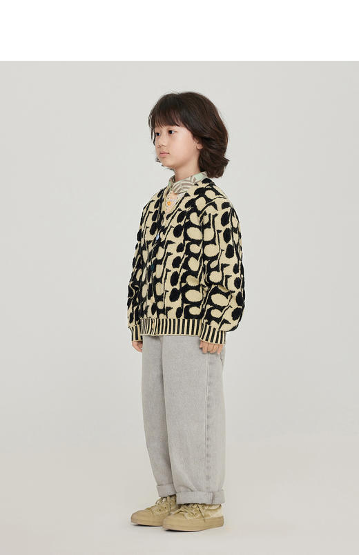 jnby  23年冬款  短款开襟毛衫  1N0311990 商品图5