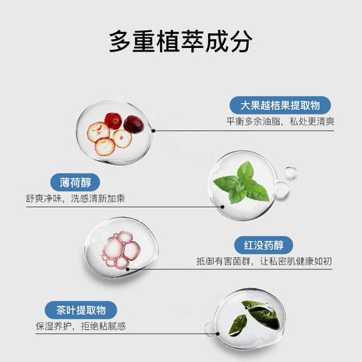 ph care男士私处护理液  清爽薄荷 蓝色 商品图1