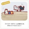 日本LIHIT LAB喜利限量款帆布拉链笔袋立在笔袋上的猫咪限定 商品缩略图3