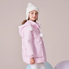 mettekids女童羽绒服2023冬季新款粉色中长款儿童90鹅绒保暖外套 商品缩略图2
