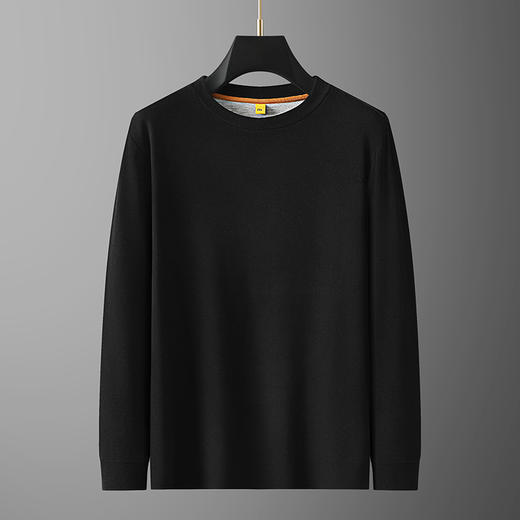 【一口价】兔绒【新款DG】大依优型大码长袖T恤加肥加大肥佬休闲宽松上衣胖子绅士保暖打底T恤 商品图1