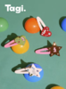 Tagi.爱心星星发夹 商品缩略图0