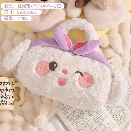 【毛绒暖水袋，手提设计！】充电热水袋2023新款立体造型暖水袋初高中生高颜值手提暖手宝lm 商品图6