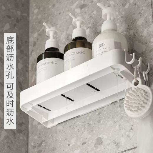 懒角落浴室置物架免打孔壁挂墙卫生间洗手间洗漱台厕所三角收纳架 商品图3