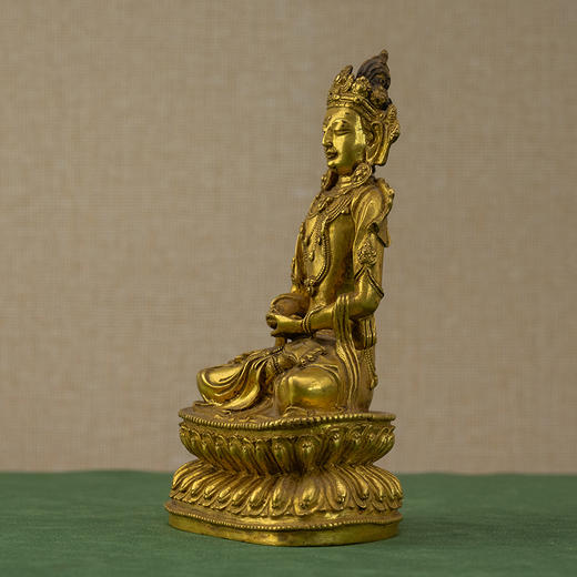 清 铜鎏金无量寿佛 商品图4