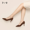 【促销款】7or9-空气棉高跟鞋肉桂 商品缩略图1