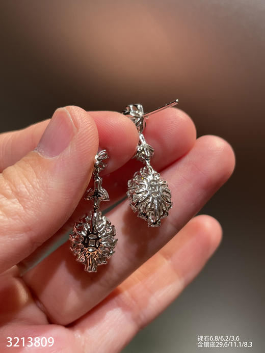 老坑帝王绿蛋面耳坠   68999【3213809】 商品图7