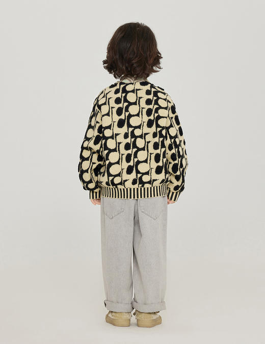 jnby  23年冬款  短款开襟毛衫  1N0311990 商品图6