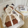 【颜值爆款 小贵洋气】冬季新款男女童儿童宝宝保暖加厚可爱大耳朵棉袄拼色耳朵棉服 商品缩略图7