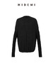 HIDEMI 极细美利奴羊毛大廓形落肩设计感茧型针织上衣 商品缩略图1