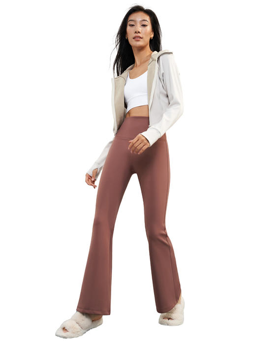 LNU贴绒连帽立领运动外套秋冬短款修身显瘦上衣女运动瑜伽健身服AD 00 WT1606 商品图3