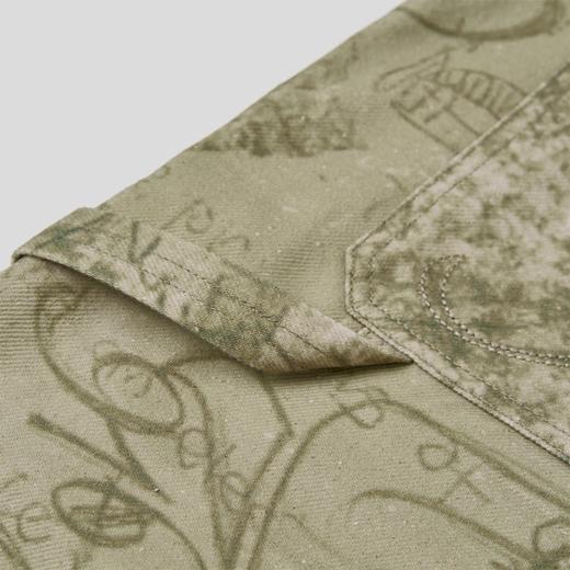 GOODBAI 916 涂鸦印花直筒休闲裤 商品图4