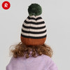 reima男女儿童针织帽秋冬新款控温保暖羊毛条纹弹力无檐帽子 商品缩略图1