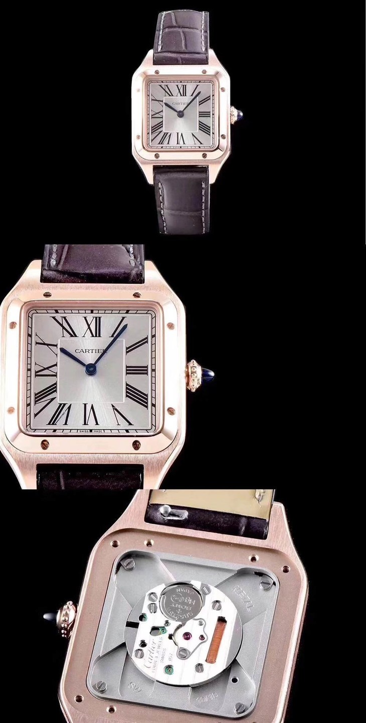 F1厂卡地亚山度士Santos-Dumont男女复刻表详细评测-全网唯一购入男女原装对表